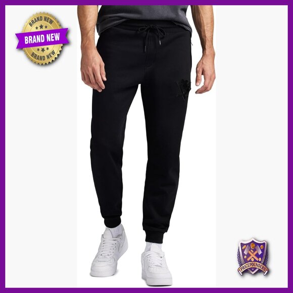 Men's NHL Officially Licensed Slim Jogger Fleece Sweatpants with Pockets